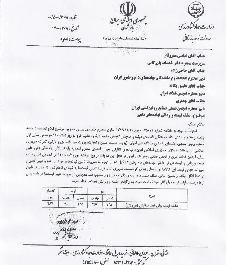 سقف-قیمت-وارداتی-نهاده-های-دامی