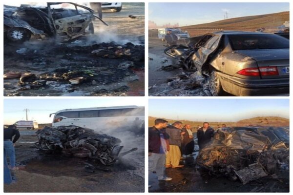 4 کشته در حادثه خونین سقز + عکس