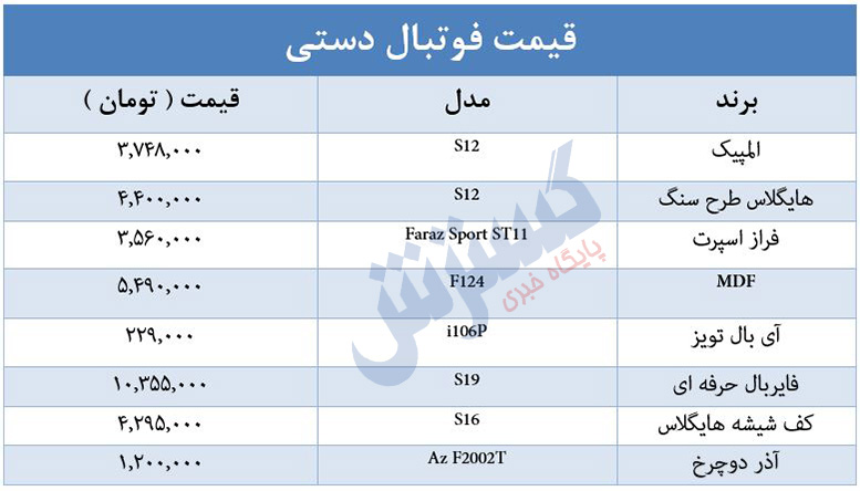 قیمت-فوتبال-دستی