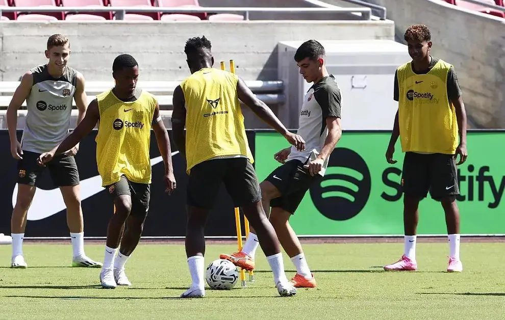 بارسلونا-تمرین