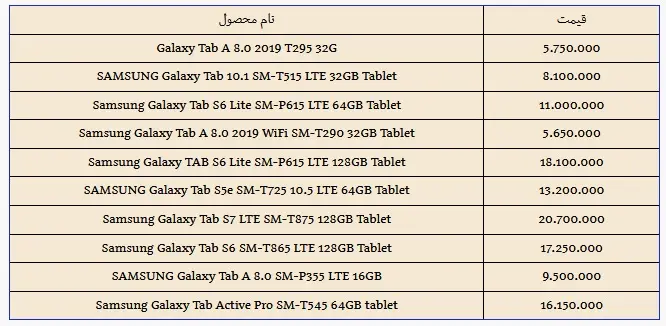 تبلت-سامسونگ