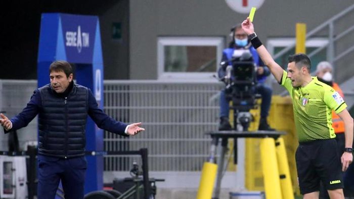 افشای مکالمه کونته با داور بازی اینتر - آتالانتا