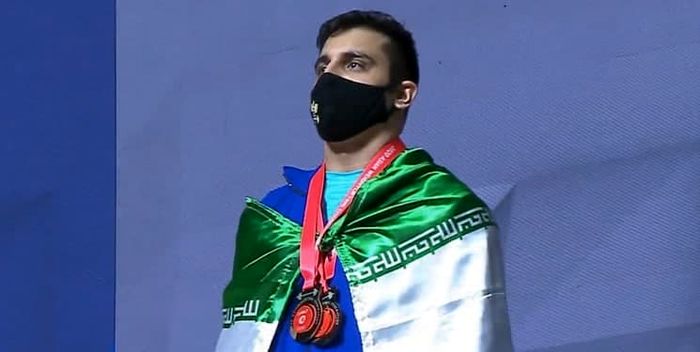سه طلا برای ایران در ۱۰۲ کیلوگرم وزنه برداری